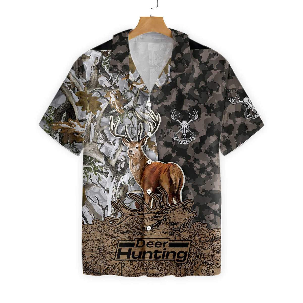 Deer Camouflage Bow Hunting Hawaiian Shirt Ha104185