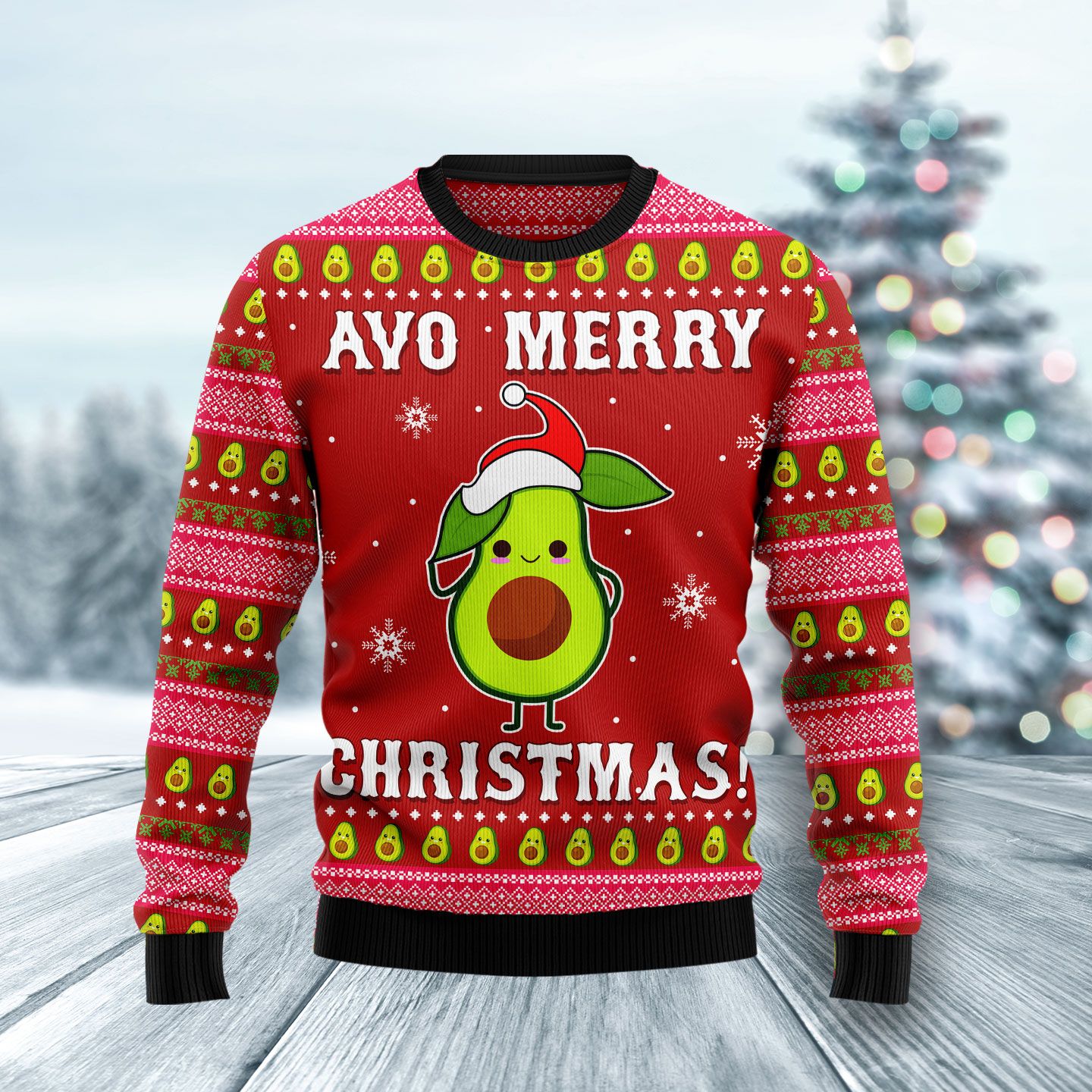 Avo Merry Christmas HZ102302 Ugly Christmas Sweater