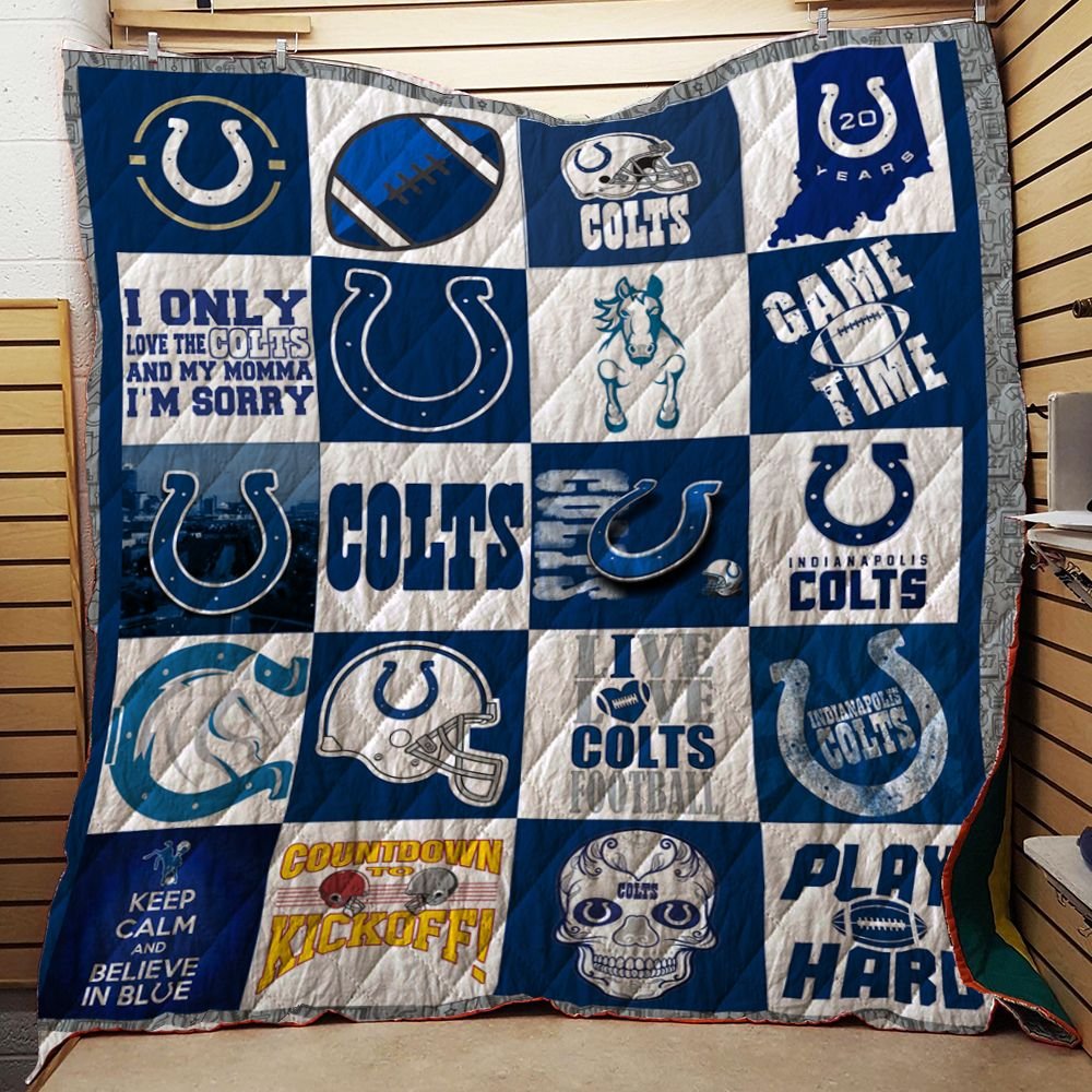 Indianapolis Colts 3D Quilt Blanket 942