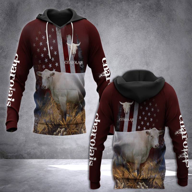 Animal Cale Animal Charolais V34 Hoodie