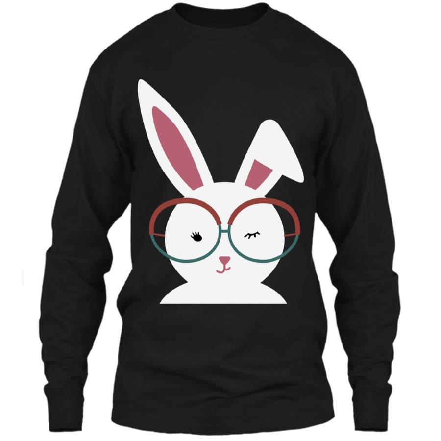 Cute Easter Bunny T-shirt LS Ultra Cotton Tshirt