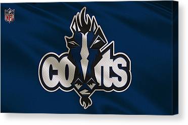 2 Indianapolis Colts Uniform Joe Hamilton Canvas Print