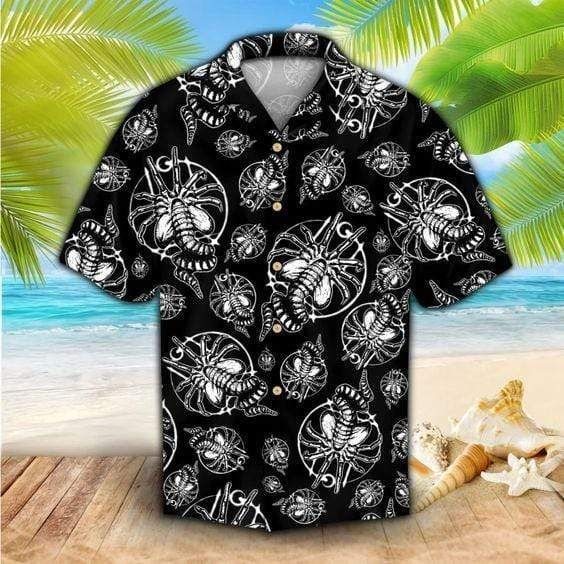 High Quality Hawaii Aloha Shirts Scorp White Ha96267