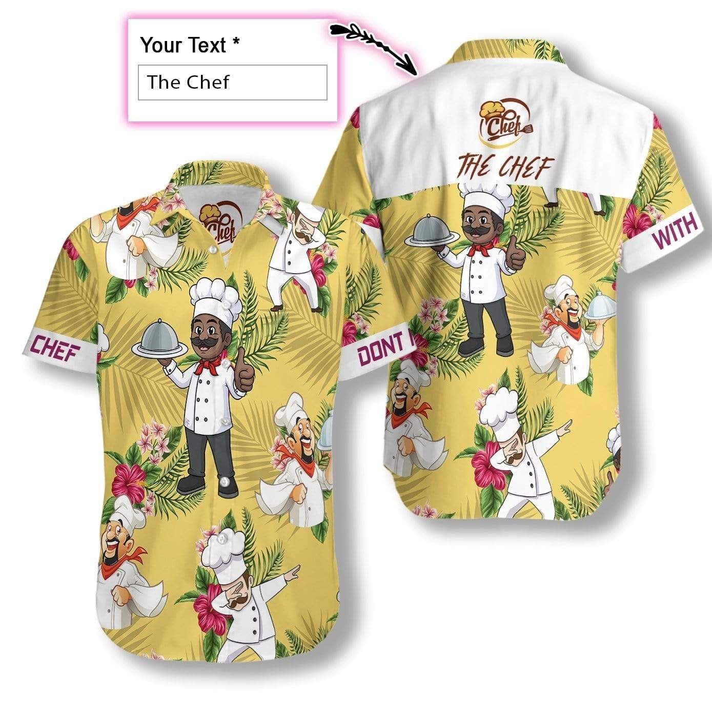 Shop From 1000 Unique Personalized Dont Mess With The Chef Hawaii Aloha Shirts Custom Name Dh Ha30714