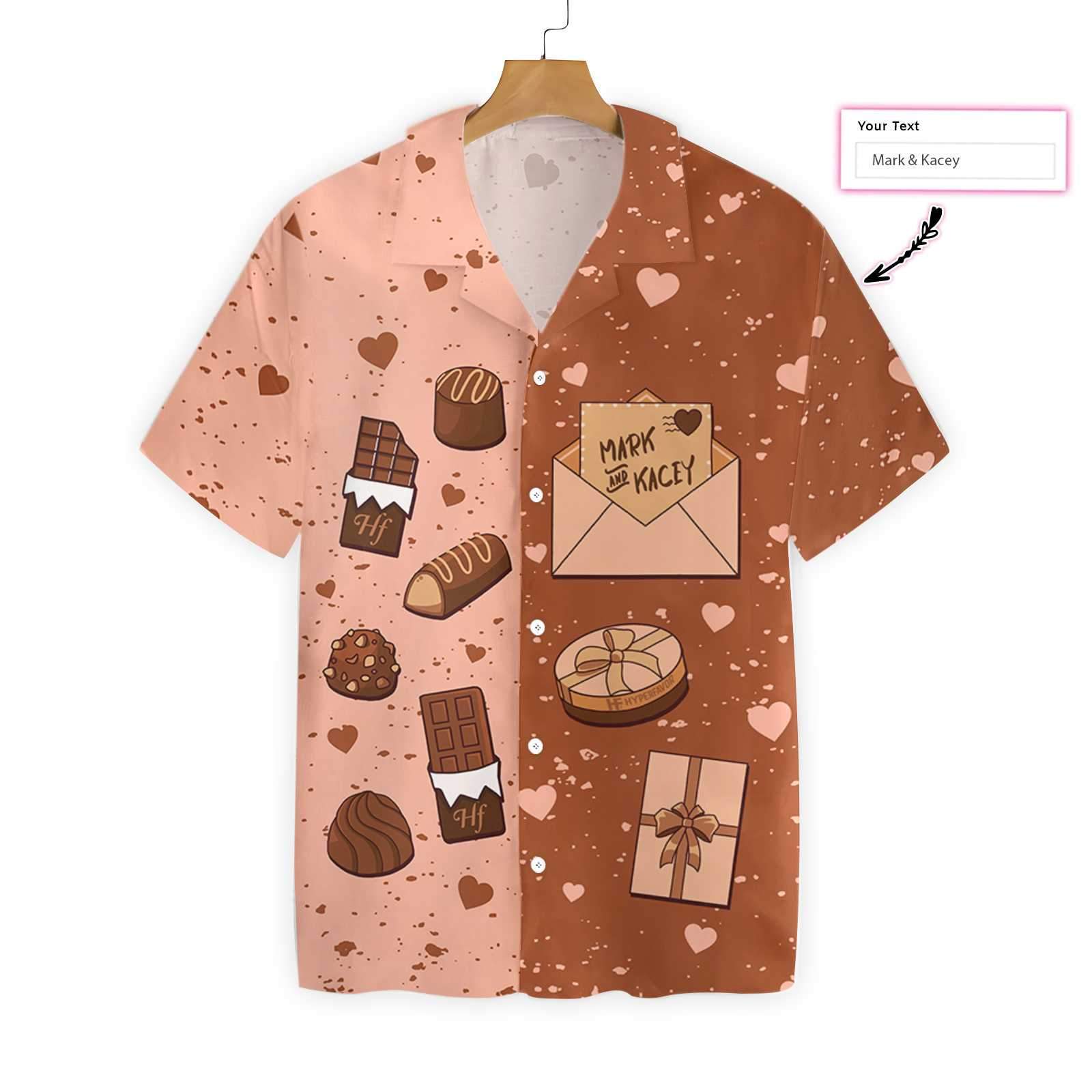 Color Of Love Brown Sticker Custom Hawaii Shirt For Hawaii Aloha Ha50126