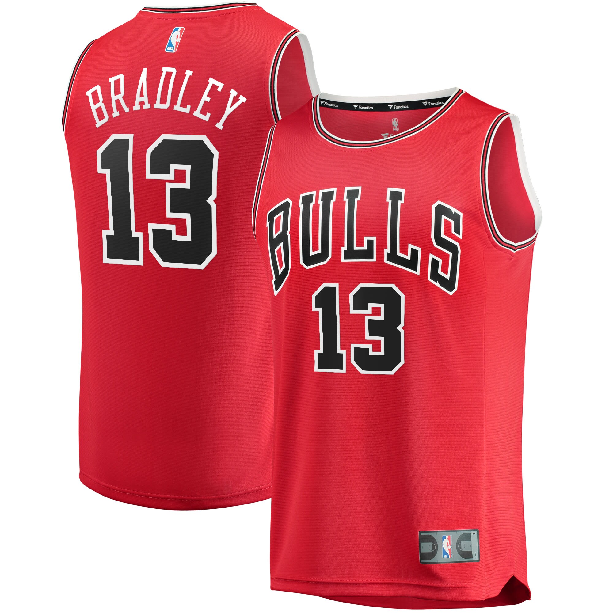 Tony Bradley Chicago Bulls 2021/22 Fast Break Jersey – Icon Edition – Red