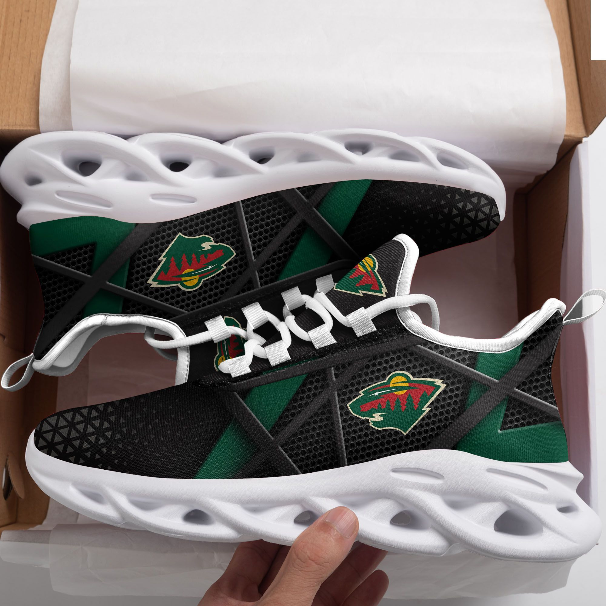 Minnesota Wild Max Soul Sneakers Running Sports Shoes For Men Women