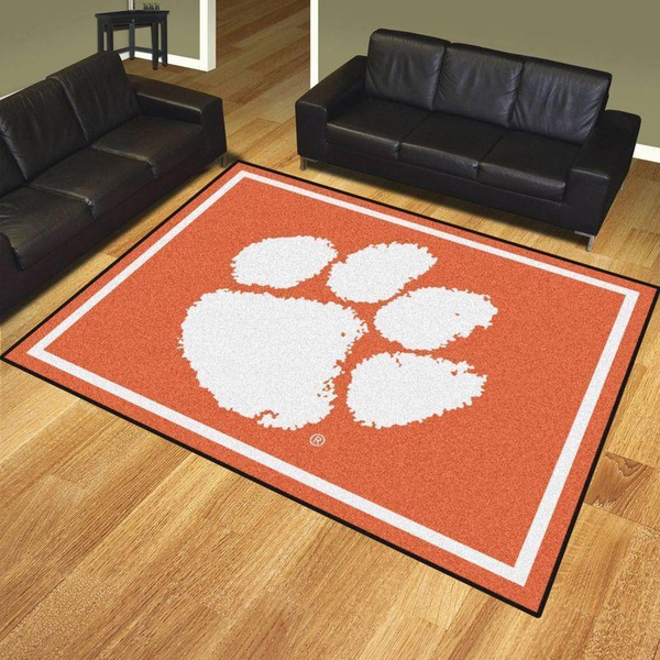 Clemson Tigers Area Rug Football Floor Decor RB7A8E7E6890