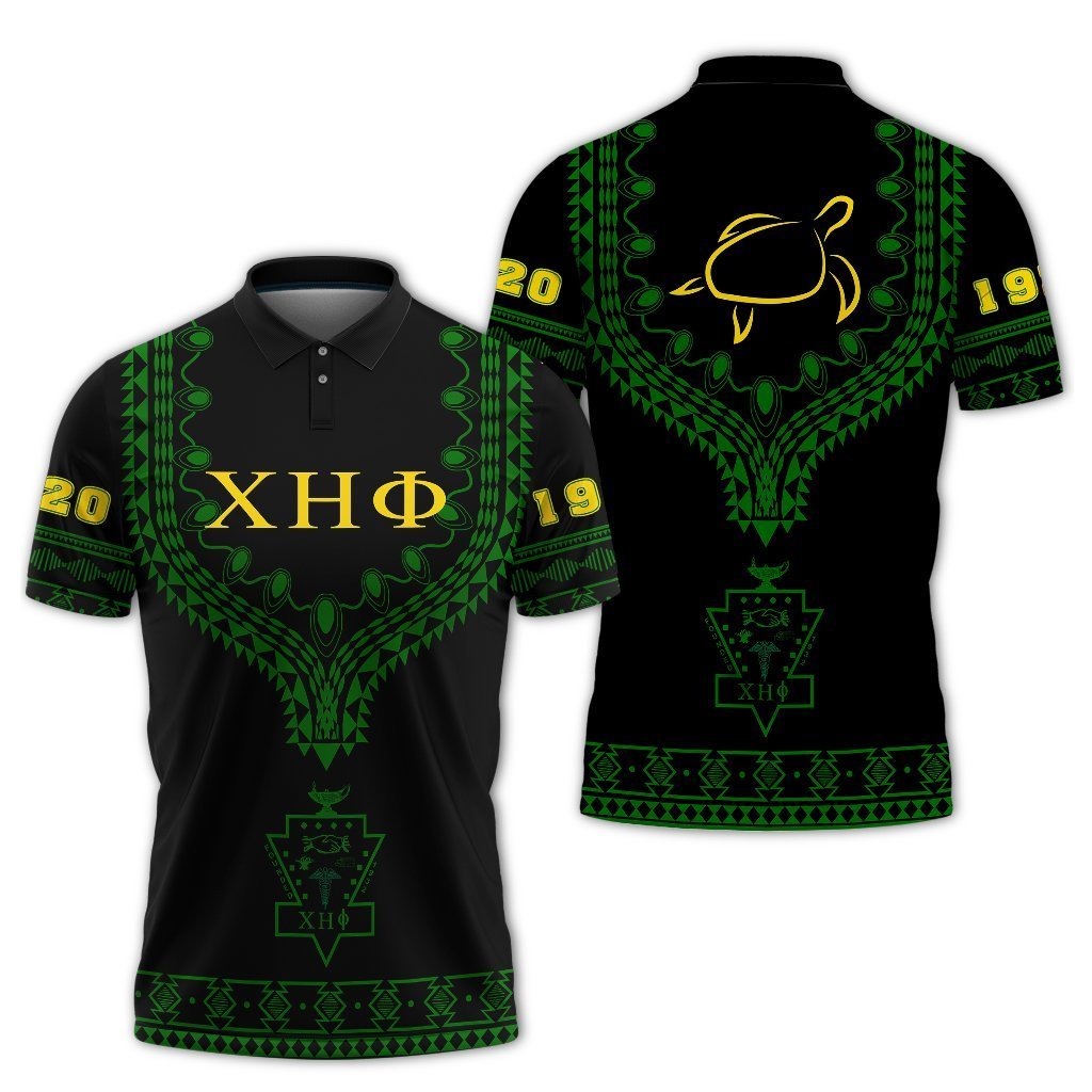 Greek Life Shirt – Chi Eta Phi Dashiki Polo Shirt – Alva Style