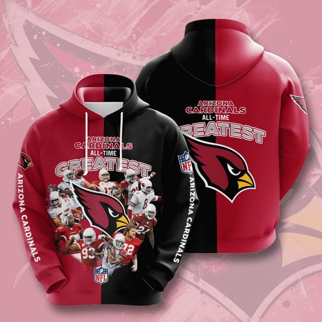 Arizona Cardinals Legend All Time 99 Unisex 3D Hoodie Gift For Fans