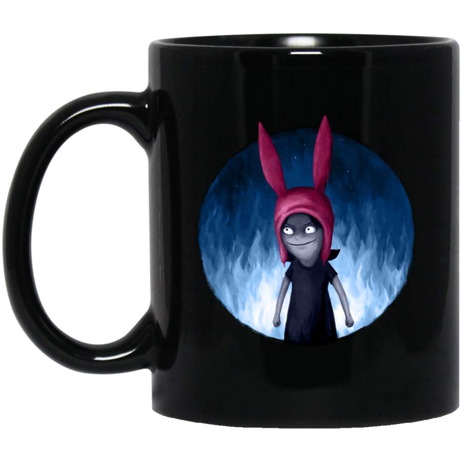 Rabbit Design Funny Mug 11 oz 15 oz Black Mug