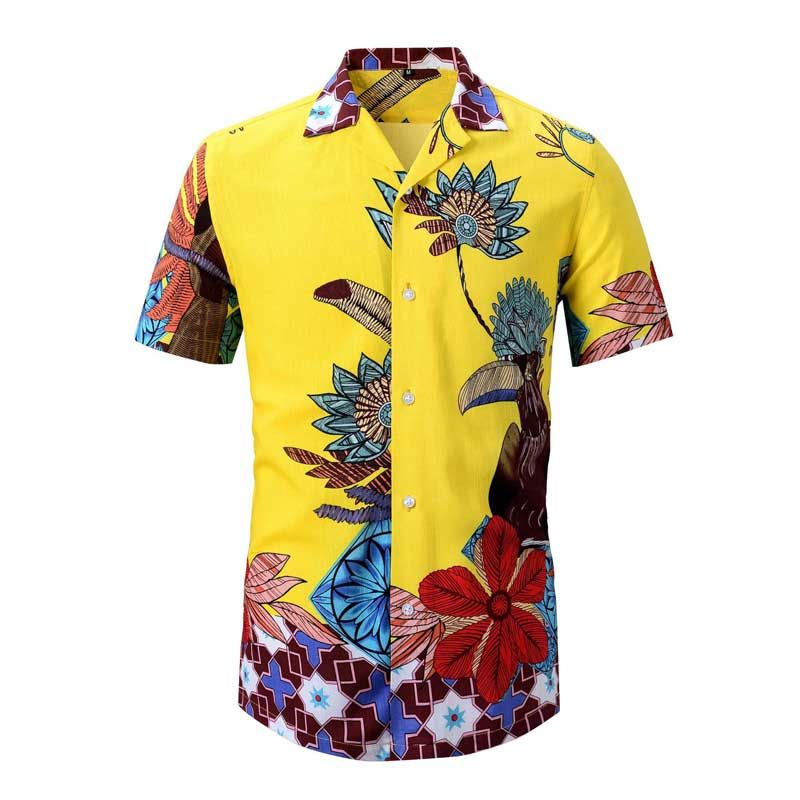 Big Bird Yellow Awesome Design Unisex Hawaii Shirt For Men And Women Ha97068