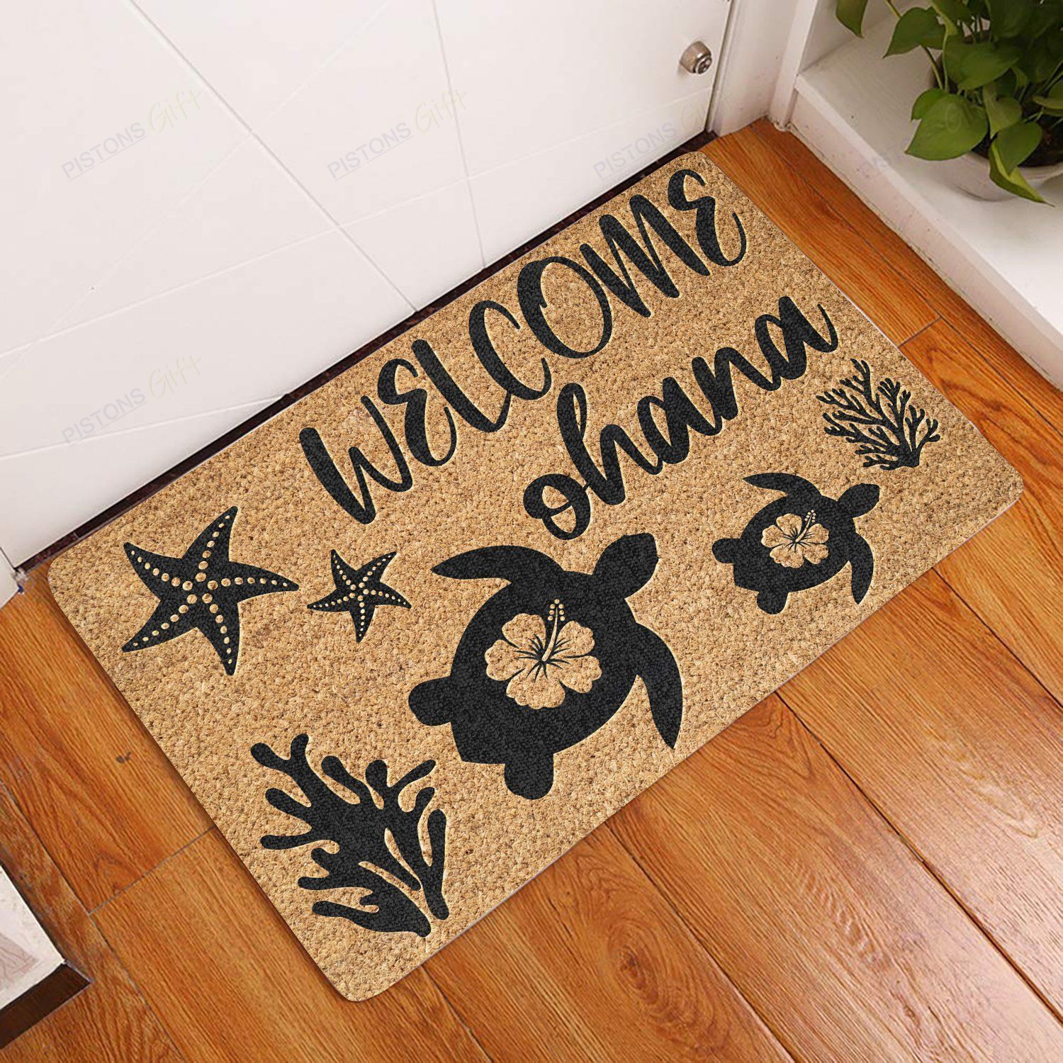 Welcome Ohana All Over Printing Doormat