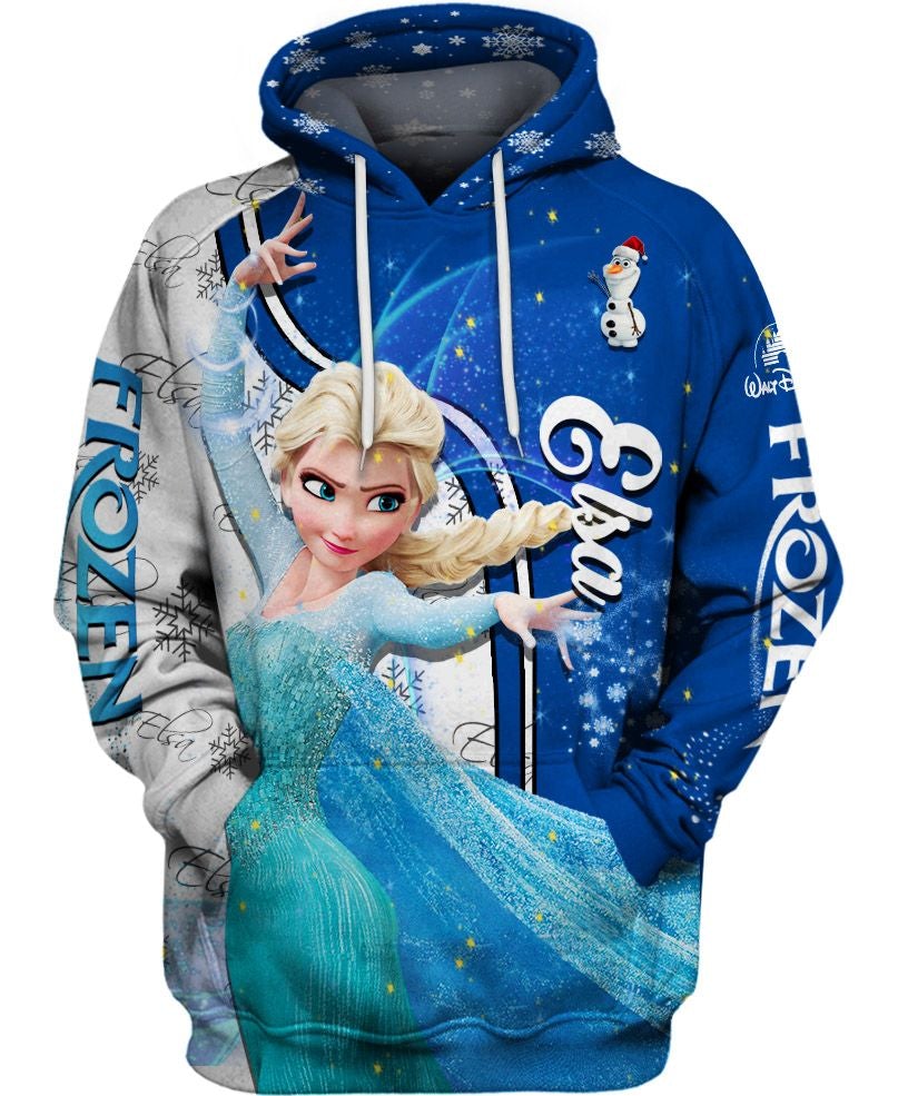 Unifinz Dn Frozen Hoodie Elsa Of Arendelle Bluw White Hoodie 2022