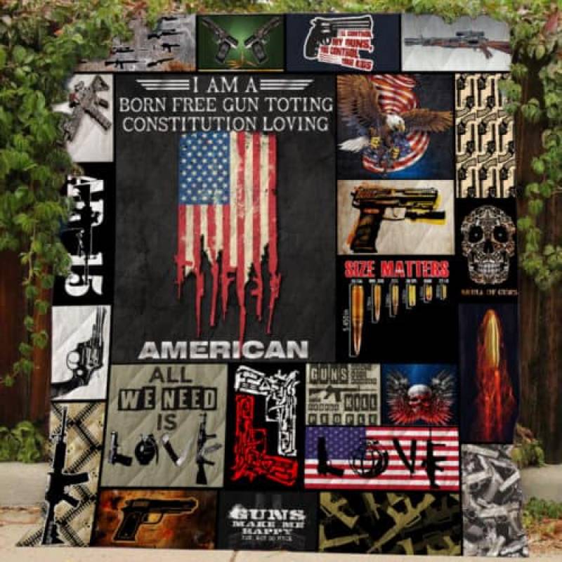 I love guns – Quilt TH146 Block Of Gear™