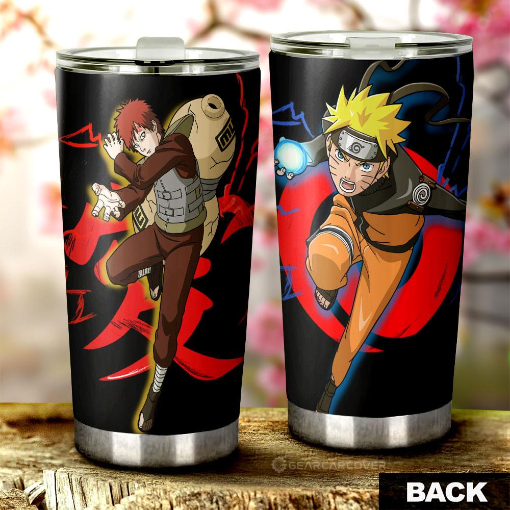 Gaara And Naruto Tumbler Cup Custom Gifts For Naruto Anime Fans