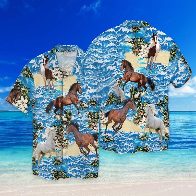 Horse Hawaii Shirt Unisex Adult Ha35170