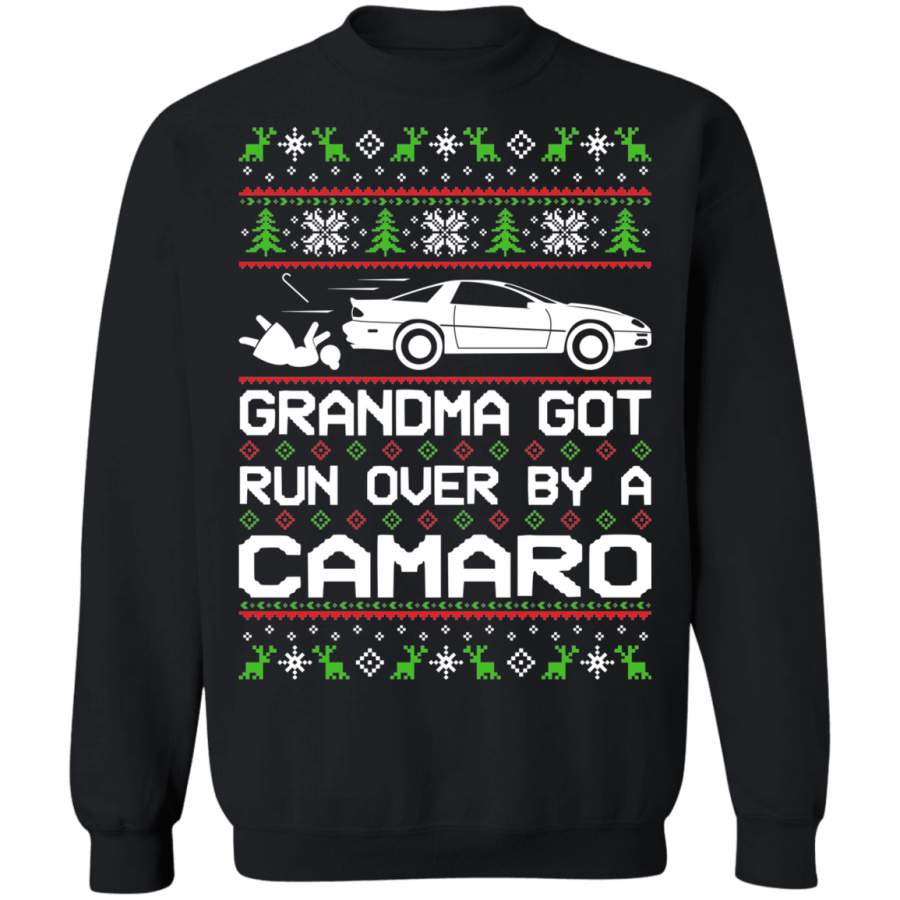 Wheel Spin Addict Men’s Ugly Christmas Chevy Camaro 4th Gen Crewneck Sweatshirt