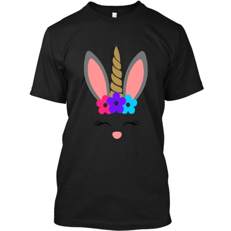 Bunnicorn Happy Easter Bunny Unicorn T Shirt Custom Ultra Cotton