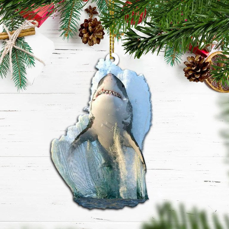 Shark Mica Ornament