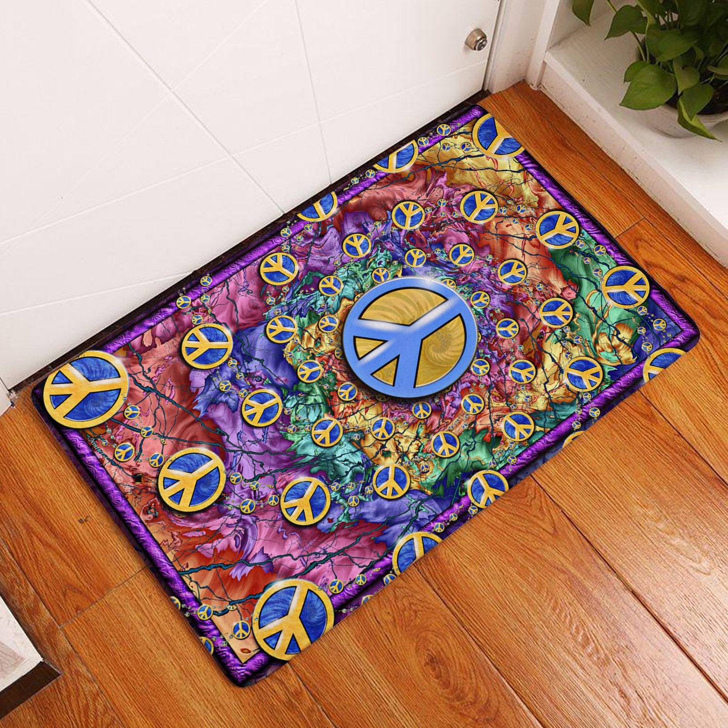 Hippie Doormat All Over Print