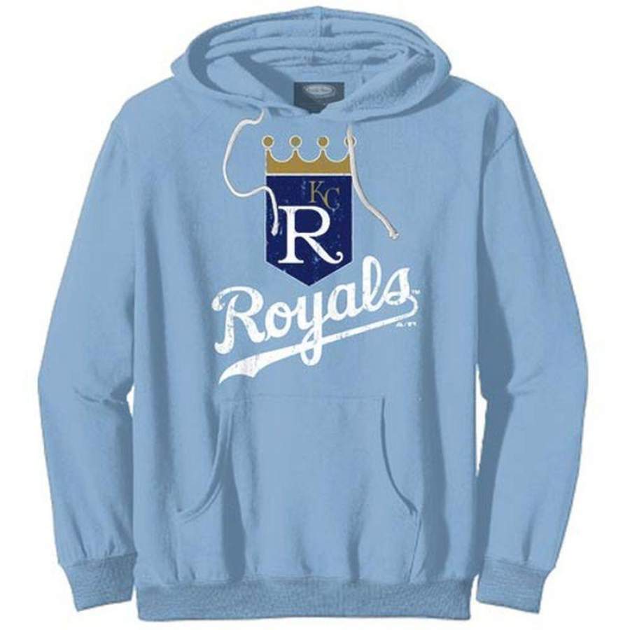 Sweatshirt Majestic Threads Kansas City Royals Cooperstown Collection Tri blend