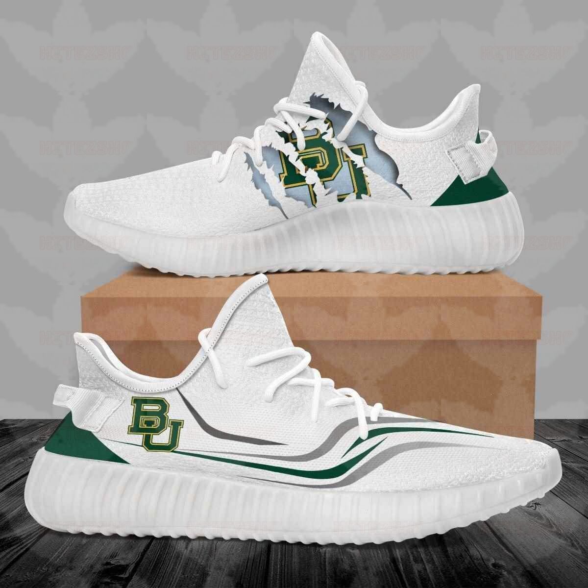 Baylor Bears Yeezy Boost Yeezy Running Shoes Custom Shoes For Men And Women