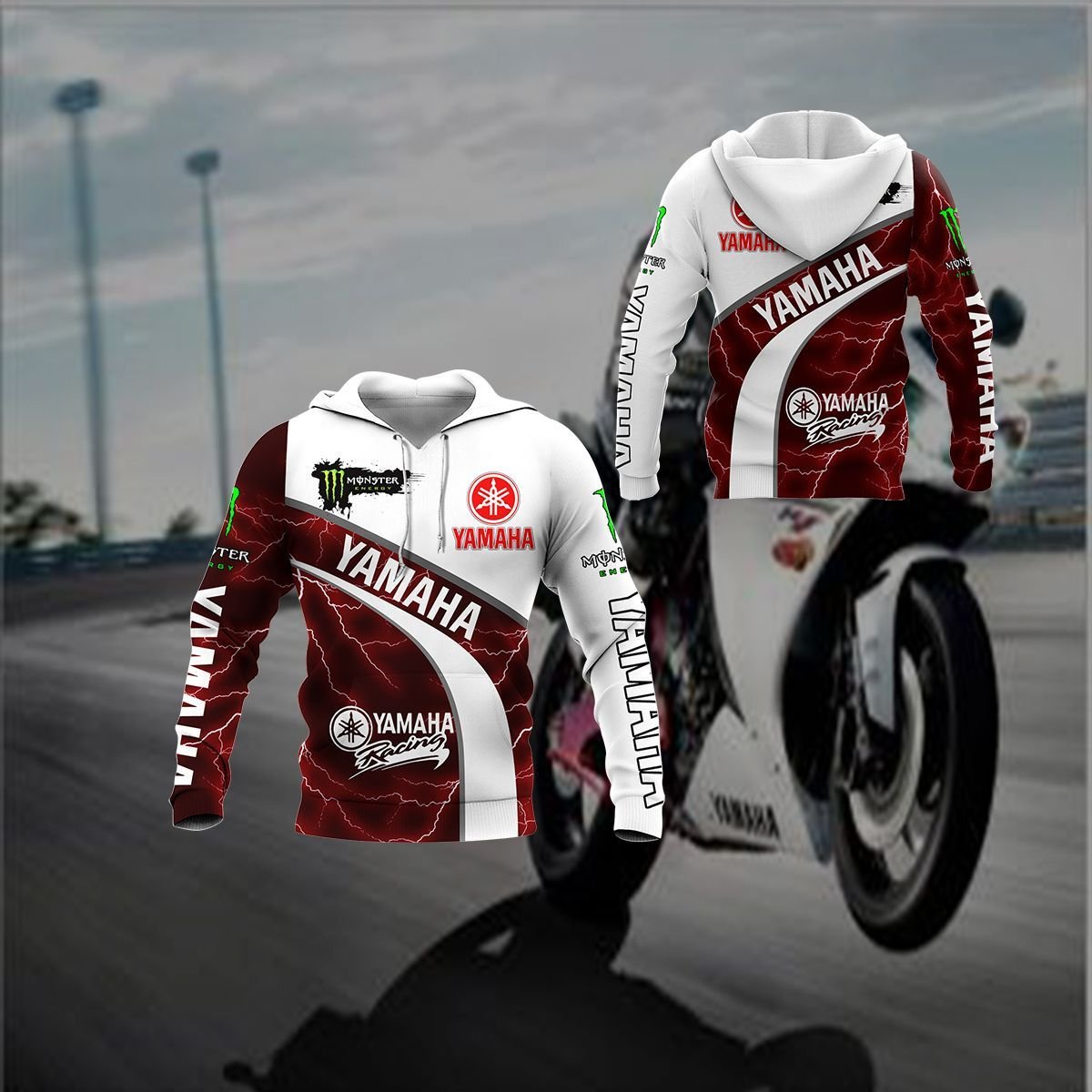 3D ALL OVER YAMAHA RACING SHIRTS VER 103