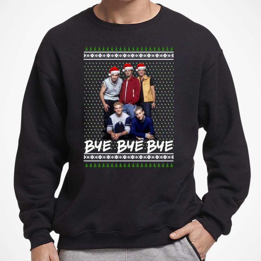 NSYNC Bye bye bye ugly Christmas Shirt By Vevotee Store