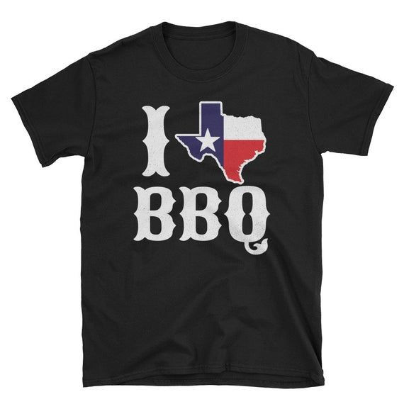 Love Bbq Texas Barbecue Gift Short Sleeve Shirt