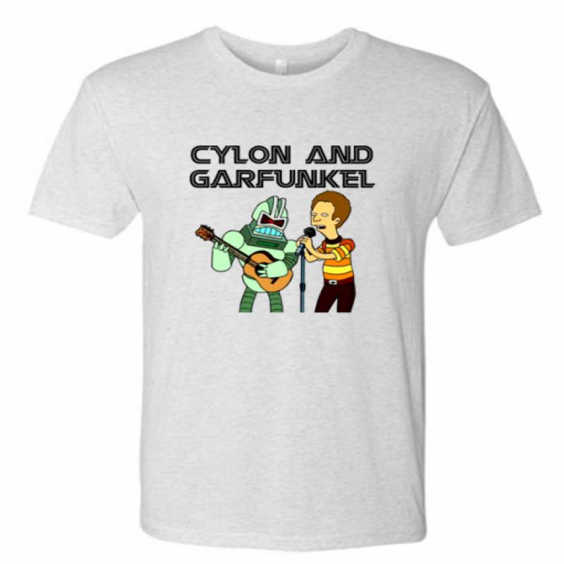 Cylon And Garfunkel Futurama RS T Shirt