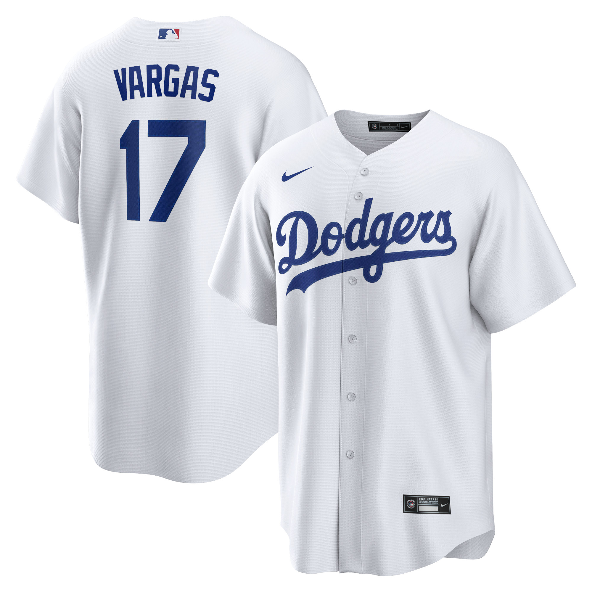 Miguel Vargas Los Angeles Dodgers Replica Player Jersey – White