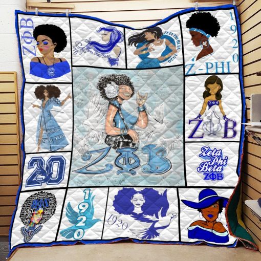 Zeta Phi Beta 1920 Quilt All Over Printed