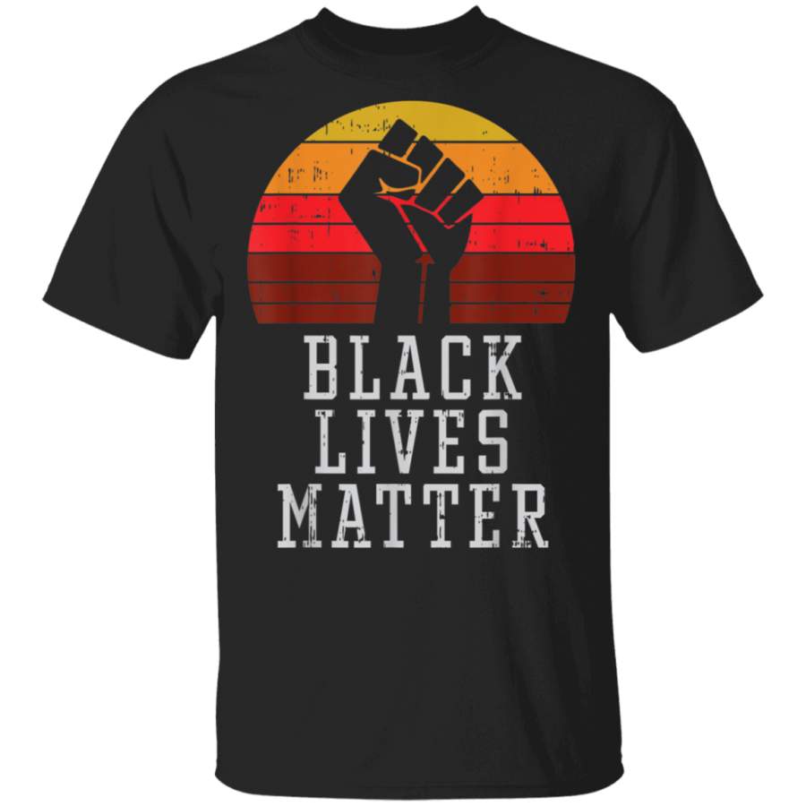 Black Lives Matter Raised Fist Melanin African History Pride TShirt