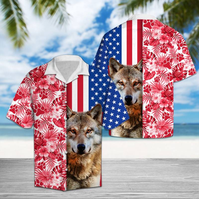 Wolf USA and Tropical D2307 – Hawaiian Shirt