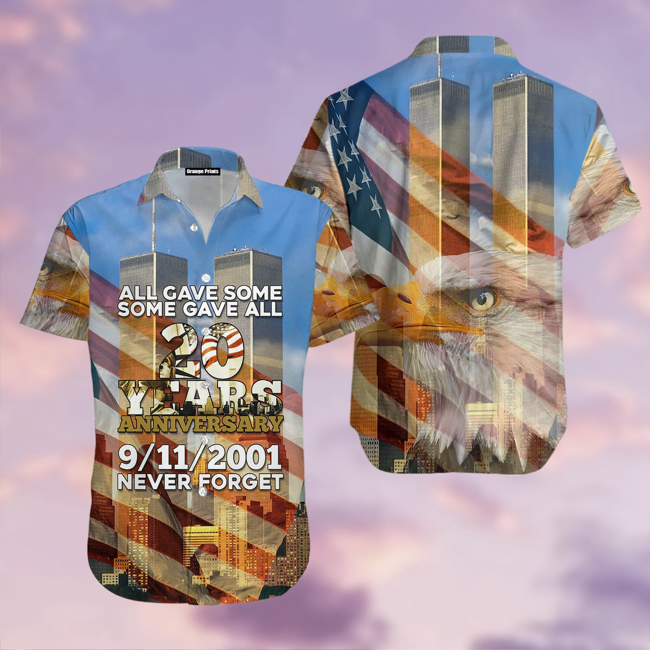 20 Years Anniversary 911 Never Forget Aloha Hawaii Shirts For Men Women Ha106404