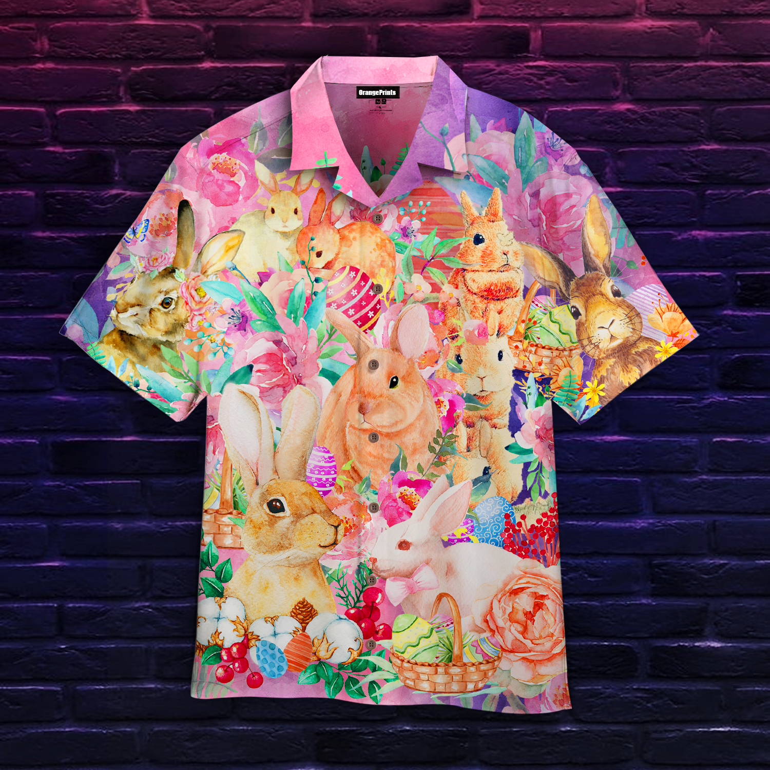 Happy Bunny Easter Day Aloha Hawaii Shirts For Men And Women Ha39592