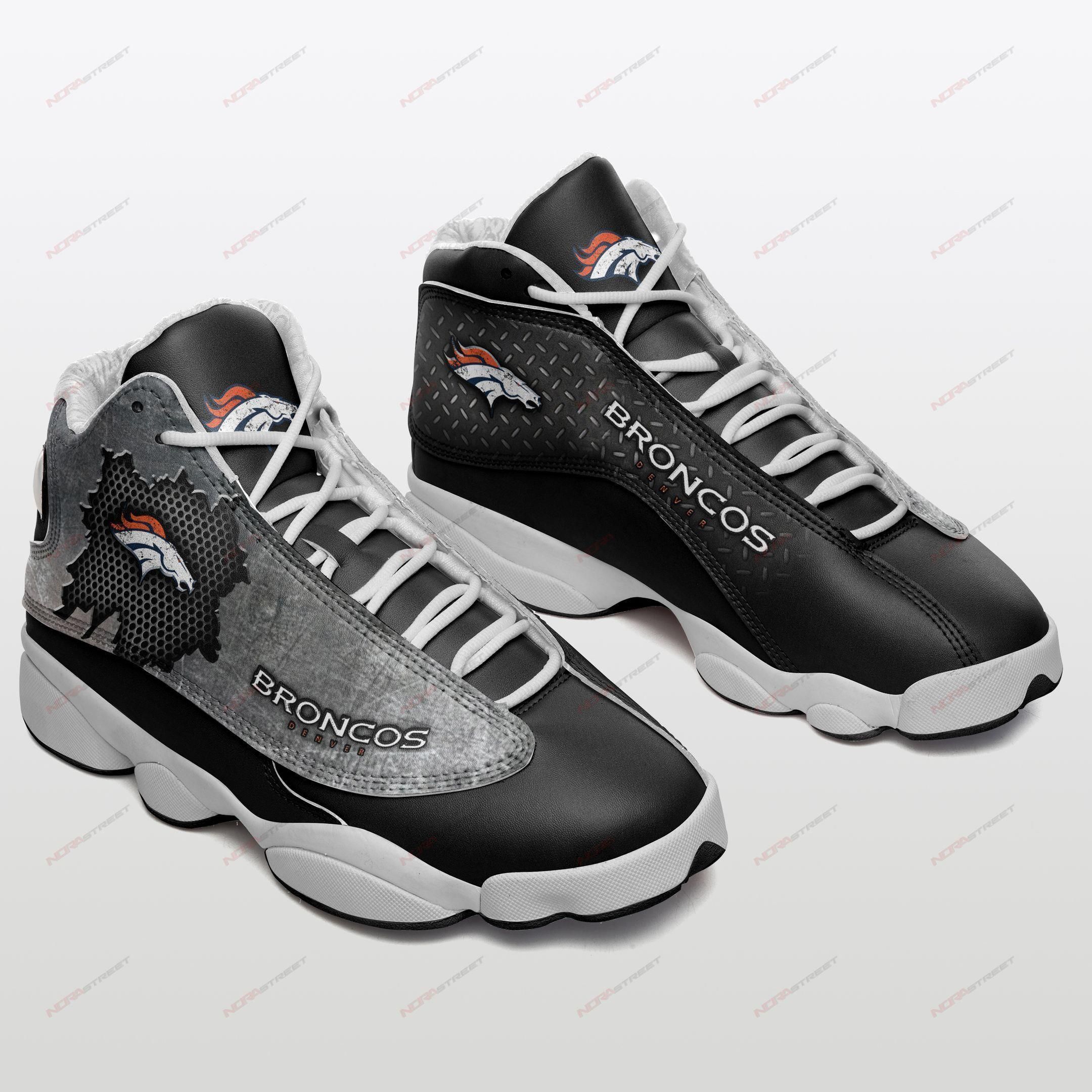 denver broncos air jordan 13 shoes sport v143 sneakers jd13 sneakers personalized shoes design