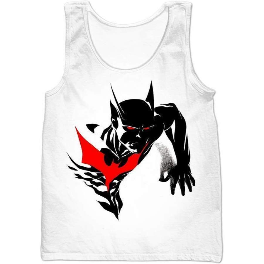 Amazing Evolution Batman Beyond Promo White Tank Top