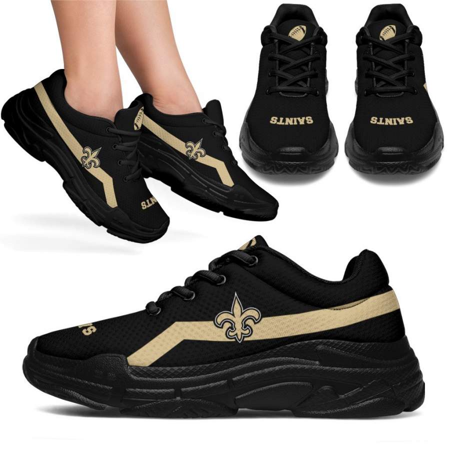 Edition Chunky Sneakers With Line New Orleans Saints Shoes