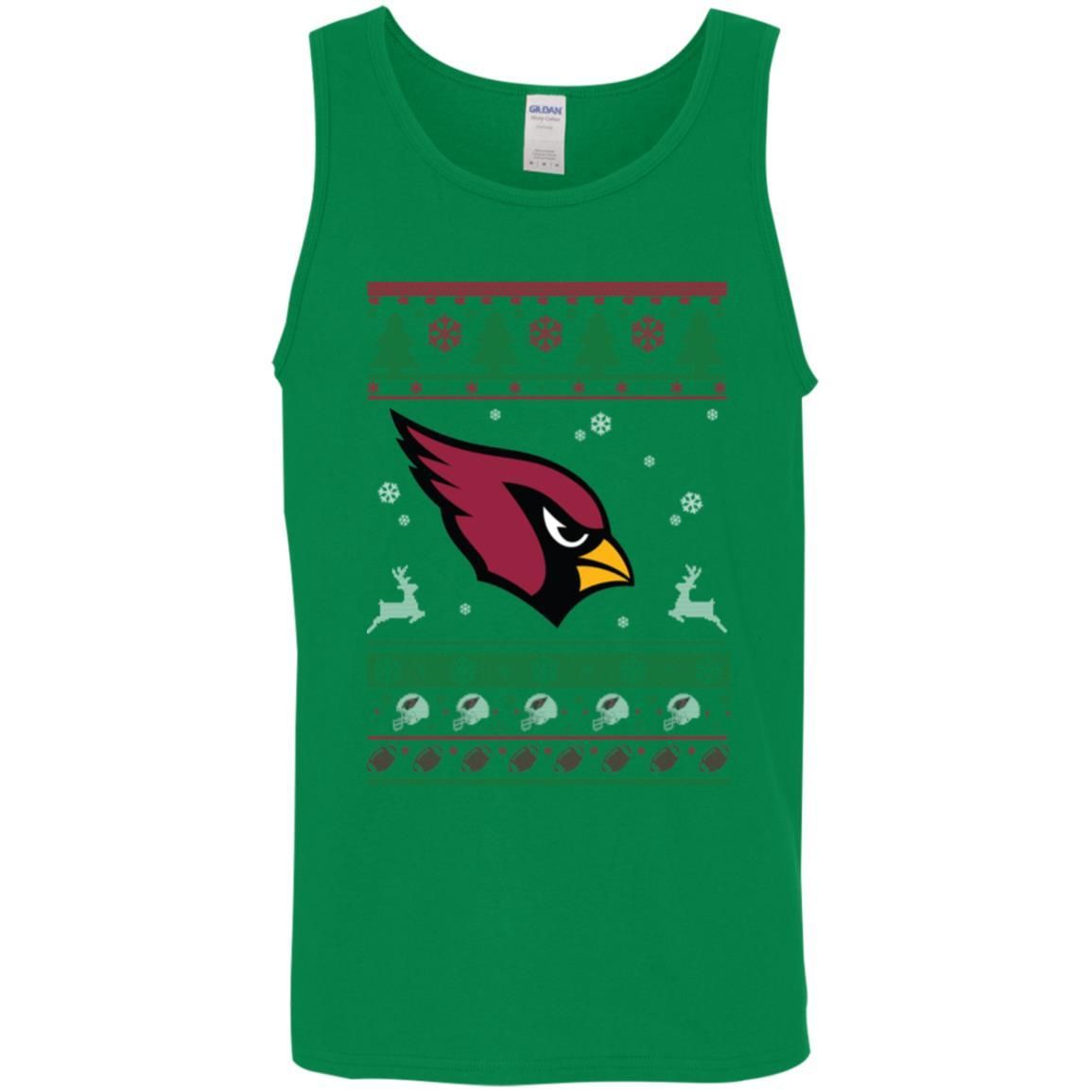 Arizona Cardinals Logo Football Teams Ugly Christmas Sweater Men Tank Top