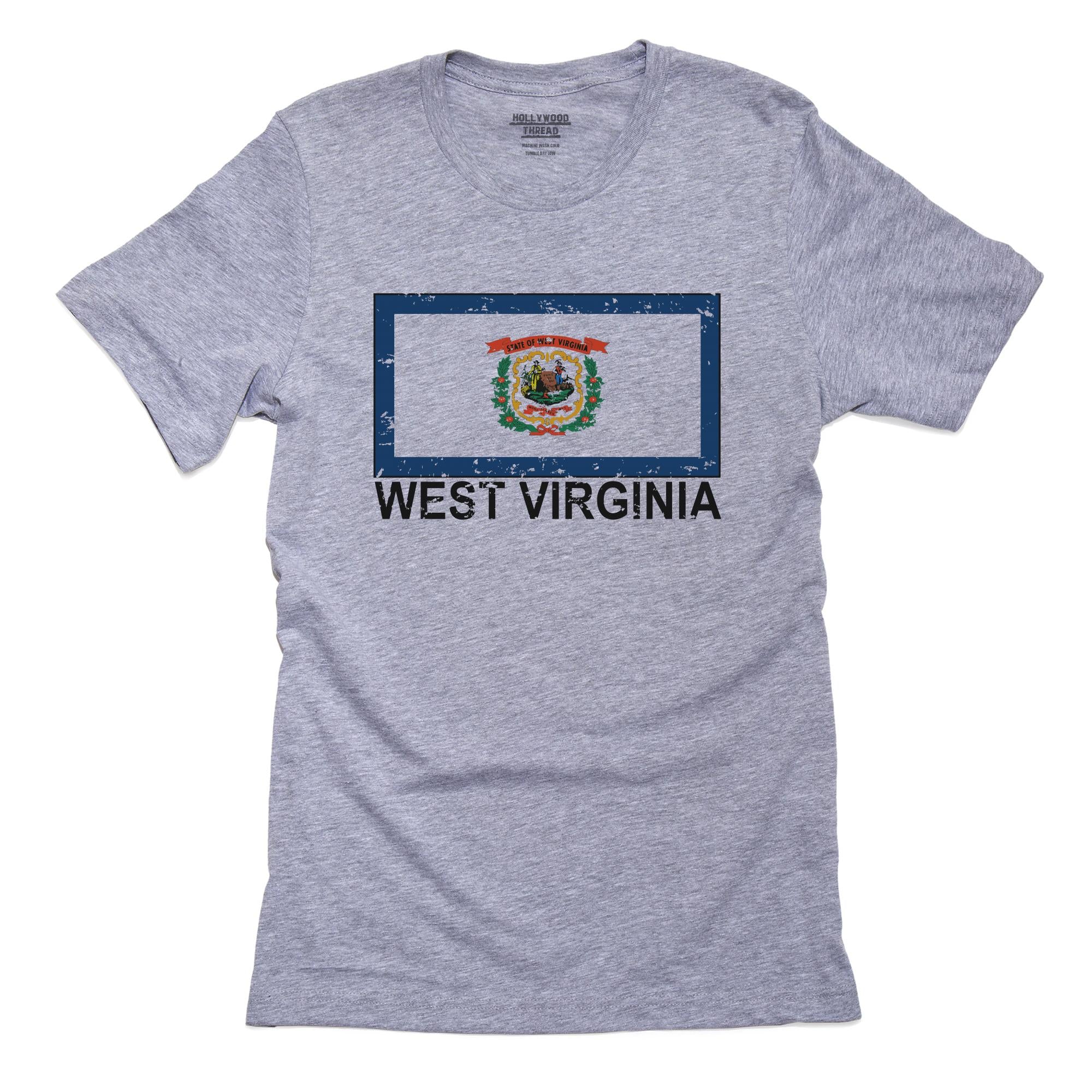 West Virginia State Flag – Special Vintage Edition T-Shirt, Framed Print, Pillow, Golf Towel