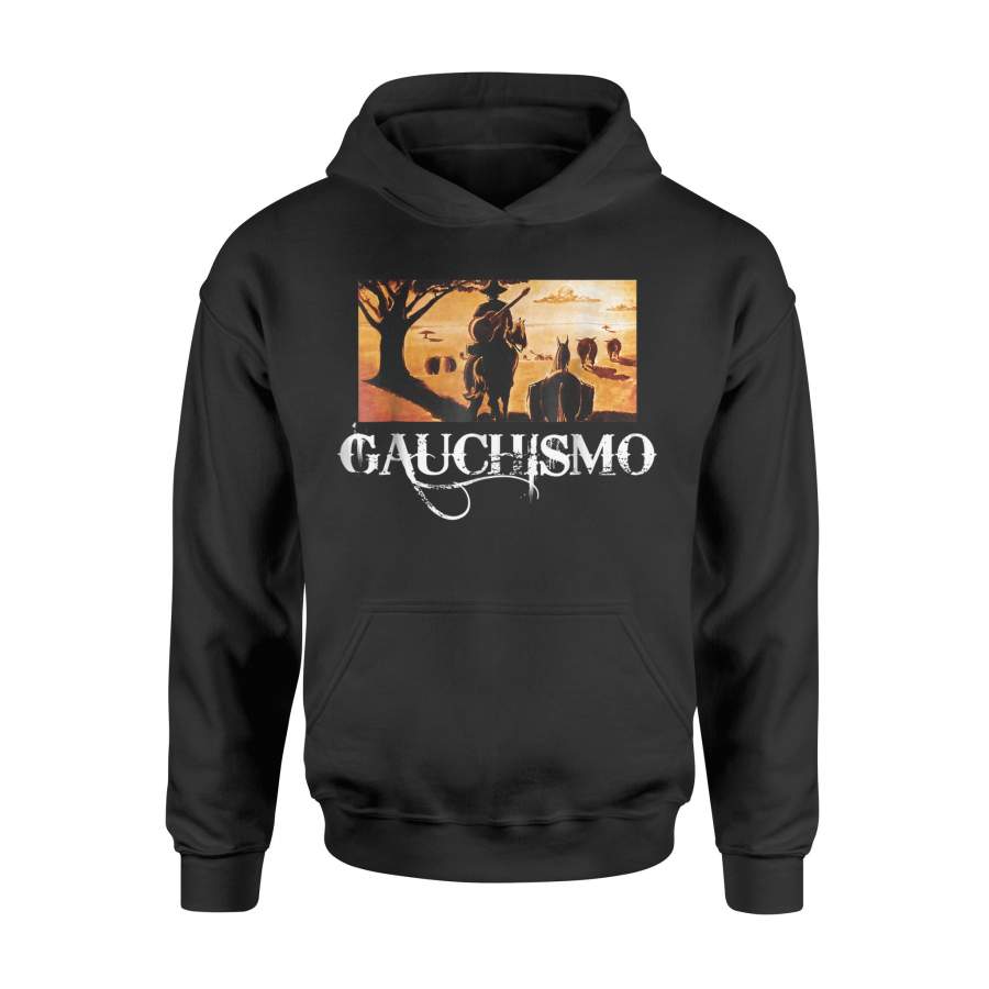 Cowboy With Horse In Sunset Gaucho In Sunset Hoodie