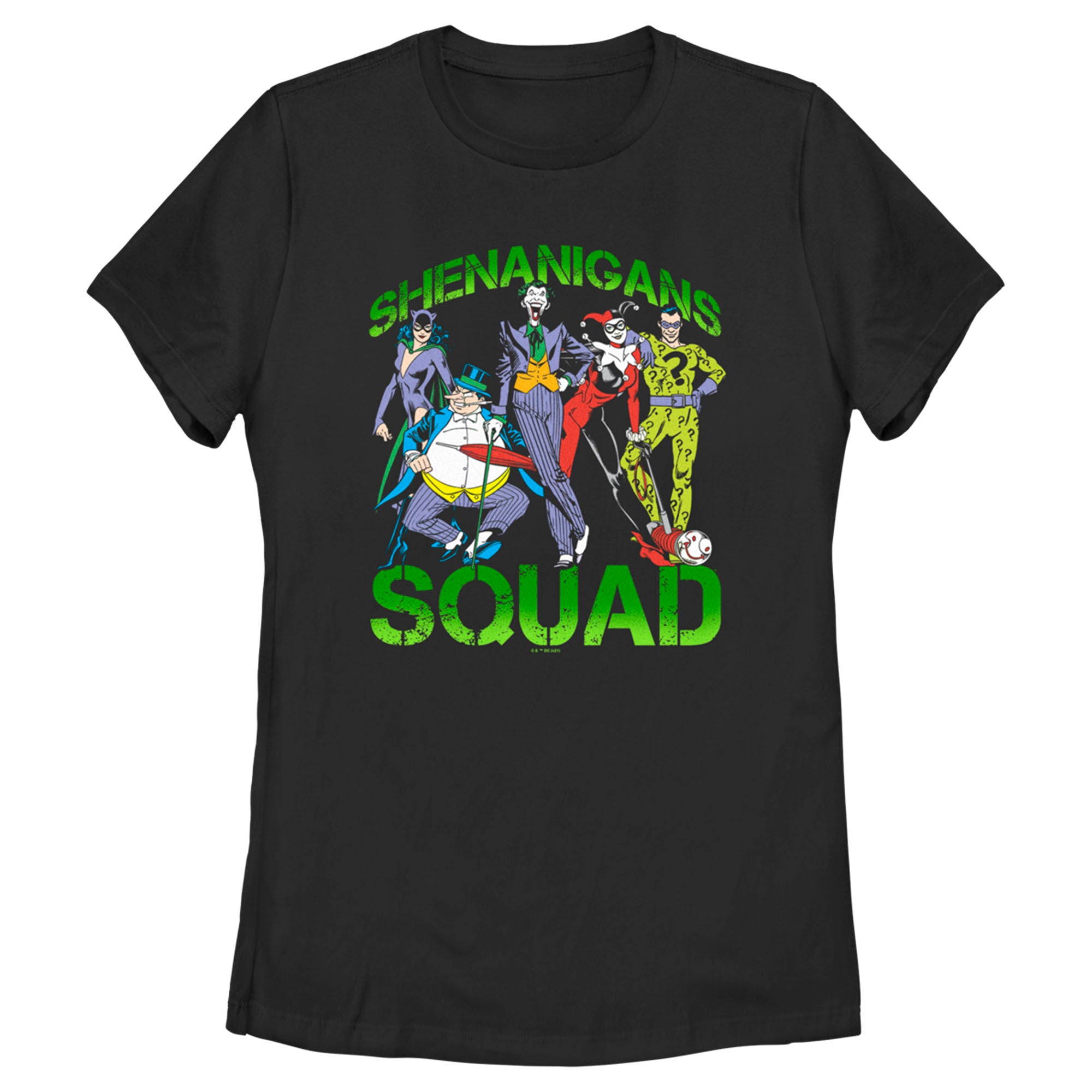 Women’S Batman St. Patrick’S Day Shenanigans Squad T-Shirt