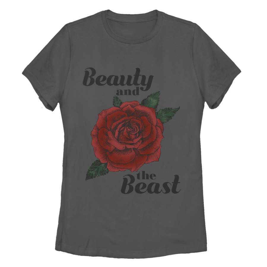 Beauty and the Beast Women’s Rose  T Shirt