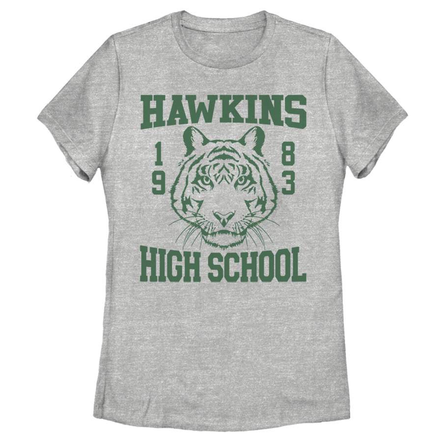 Stranger Things Women’s Hawkins High School Tiger 1983  T Shirt