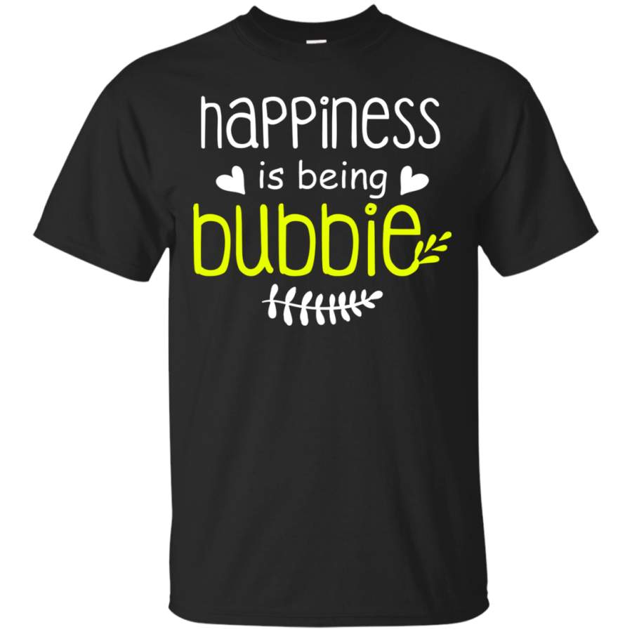 AGR NewmeUp Men’s Bubbie Shirts Happiness Is Being A Bubbie Tshirt