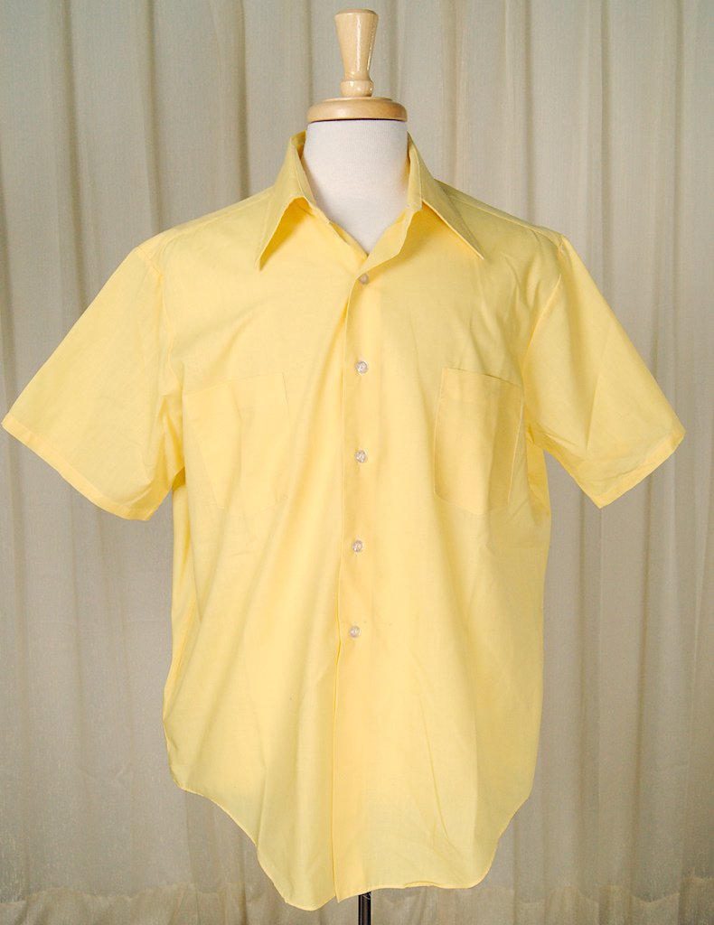 1950s Vintage SS Yellow Shirt