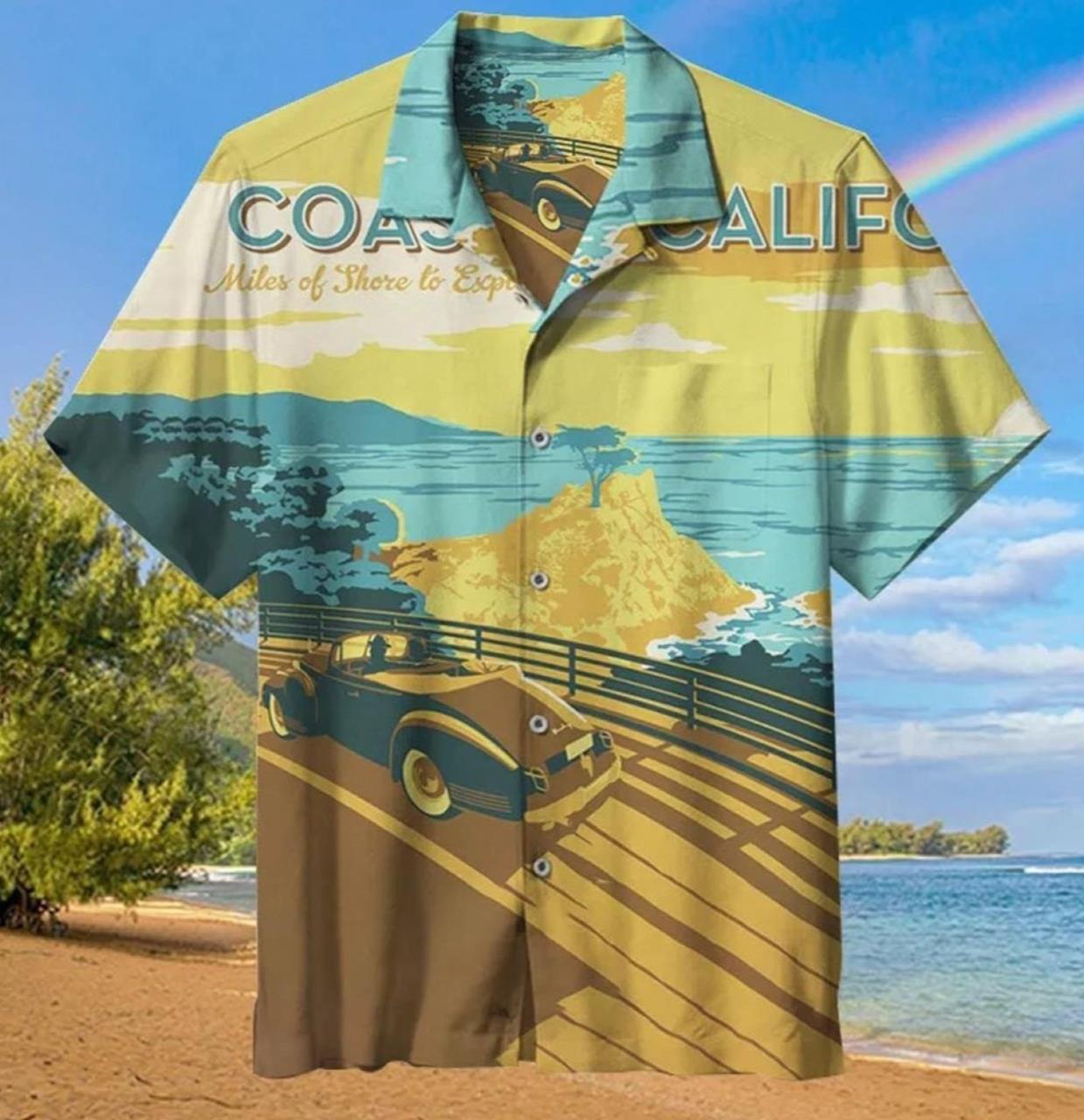 The Scenery Along Coast California Hawaii Shirt For Men Women Adult Ha109459