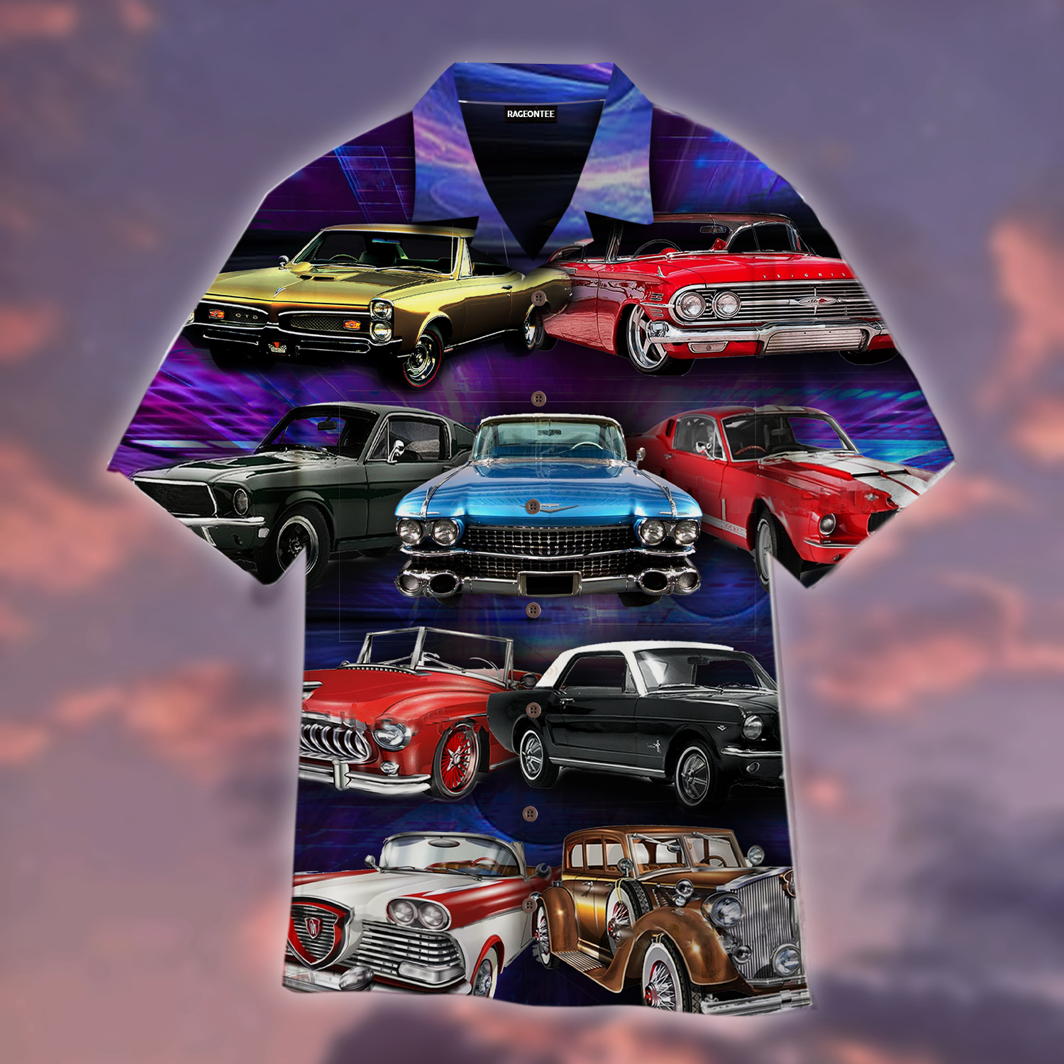 Classic Retro Car Hawaii Shirt For Men Women Adult Ha55209